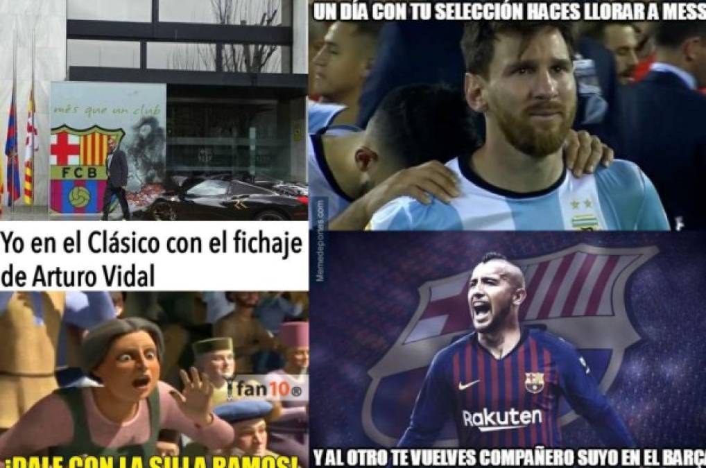 Los nuevos memes de la presentación de Arturo Vidal como jugador del FC Barcelona