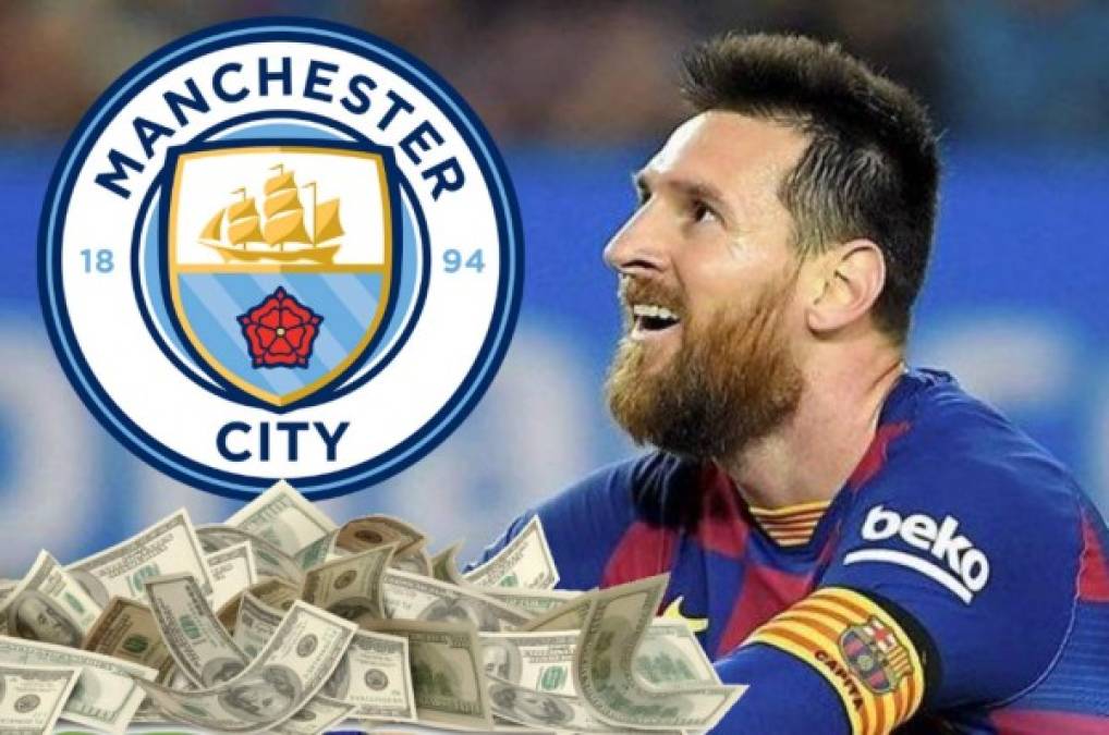 Un salario estratosférico: Revelan las cifras del contrato de Messi en el Manchester City  