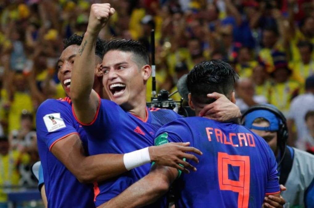 Colombia golea, humilla y elimina a Polonia del Mundial de Rusia-2018