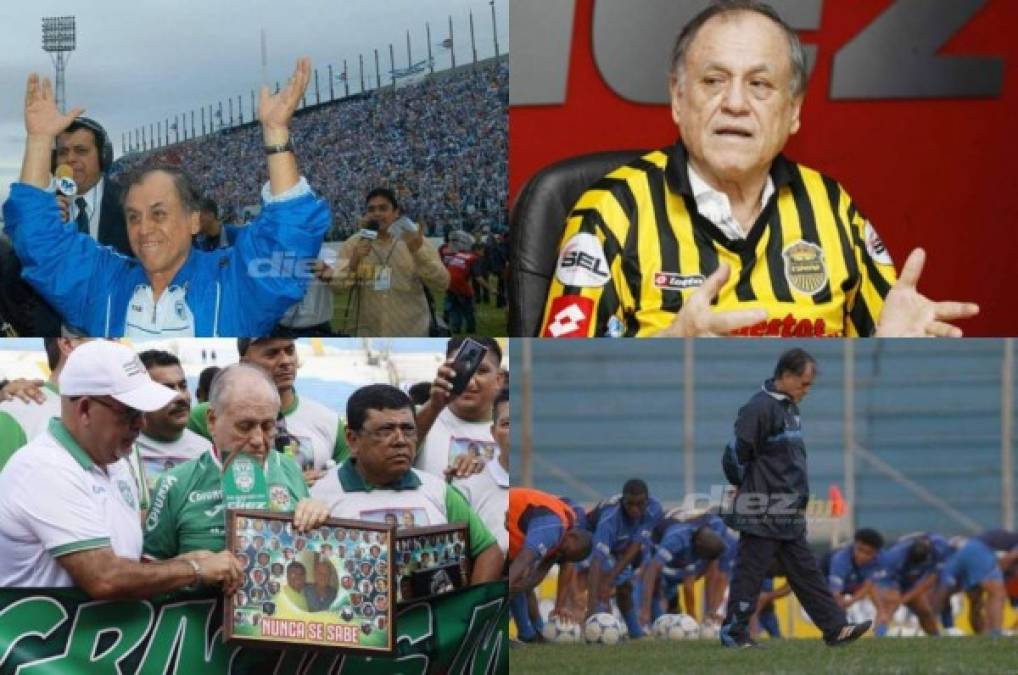Trayectoria del histórico entrenador Chelato Uclés, el técnico hondureño que murió a sus 80 años