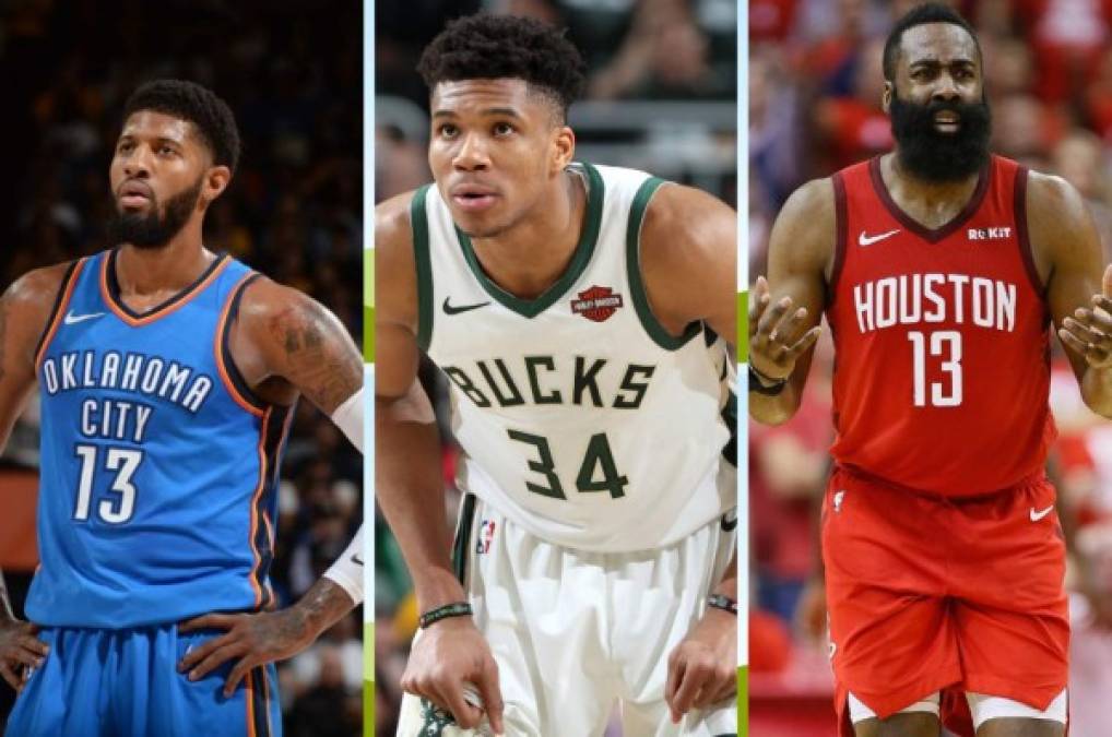 Harden, Antetokounmpo y George, finalistas al MVP del año