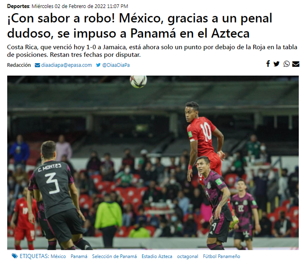 ‘‘Asalto a mano armada en el Azteca’’ y ‘‘la manita de Concacaf’’: así reacciona la prensa tras el polémico triunfo de México sobre Panamá