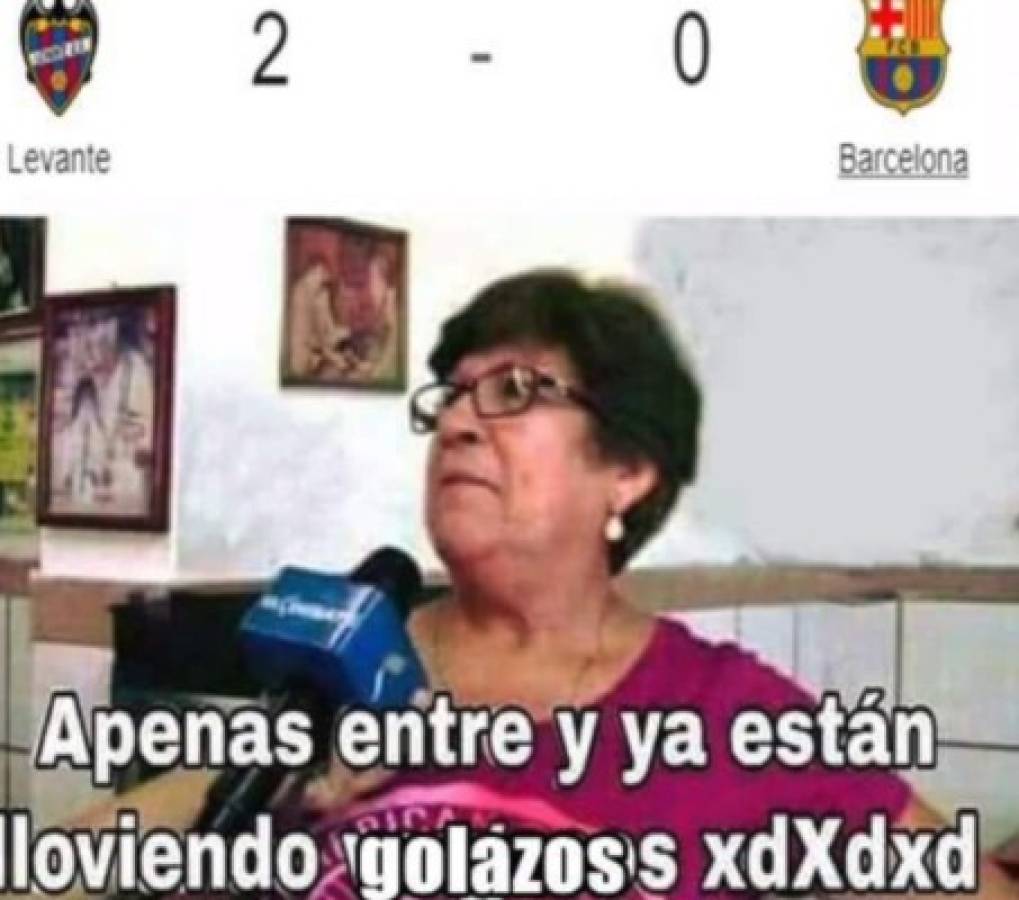 Los memes hacen pedazos al Barcelona por perder contra el Levante en Copa del Rey