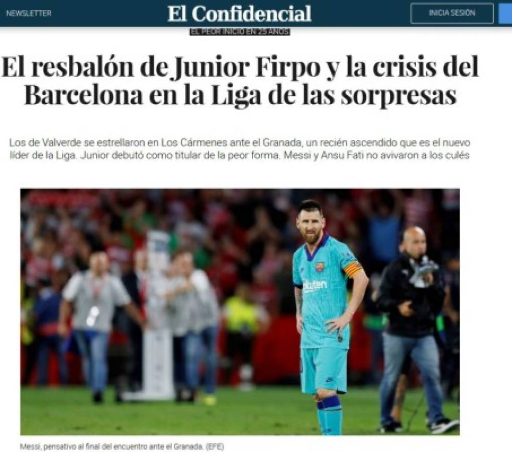 La prensa internacional destroza al FC Barcelona de Ernesto Valverde por la crisis