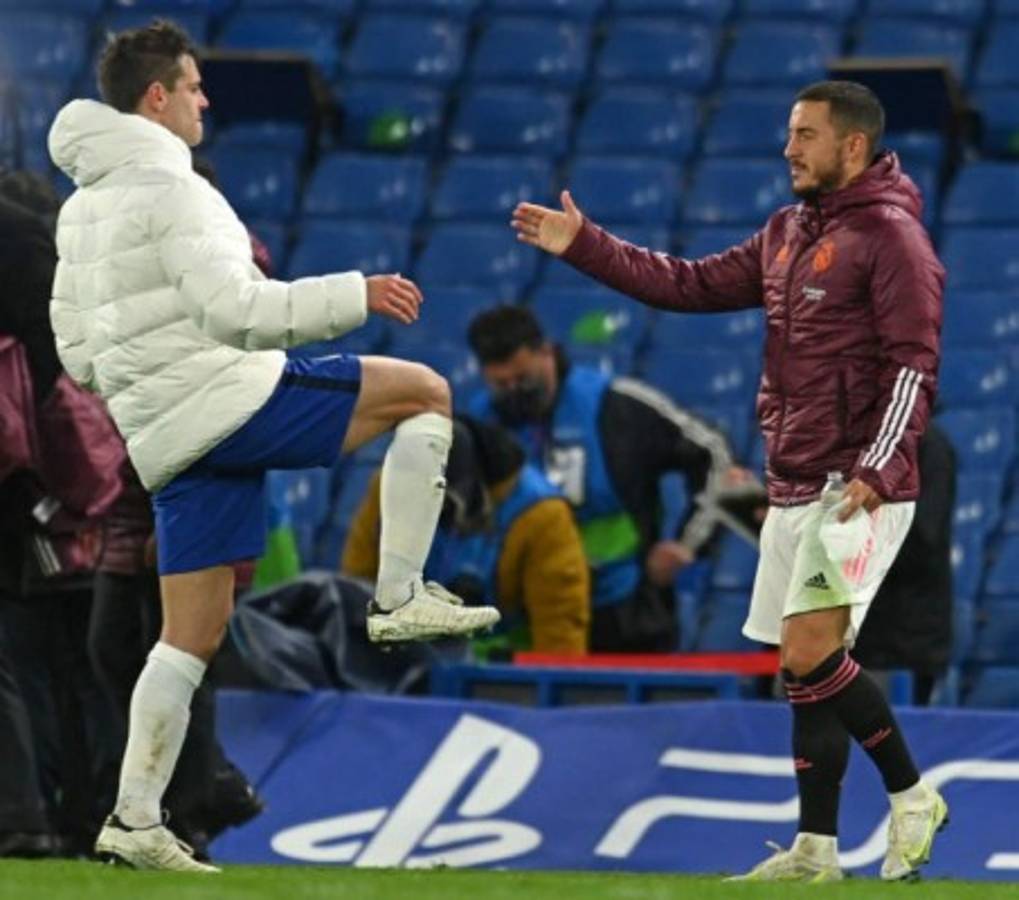 No se vio en TV: Hazard 'celebra' con el Chelsea y las imágenes de dolor y tristeza en el Real Madrid