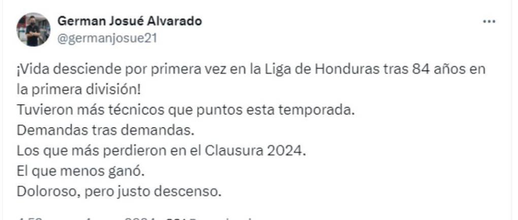 Luis Palma rompe el silencio y señalan al culpable del descenso del Vida: “Lo destruyeron, tiraron a la basura a un histórico”