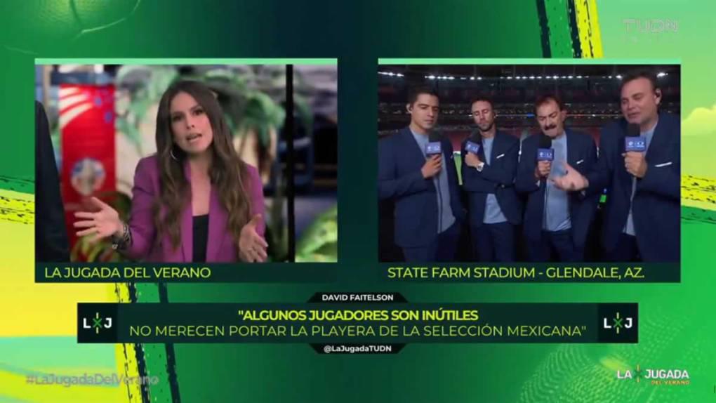David Faitelson se pelea con compañera de TUDN por culpa de la selección de México: “Son una porquería y una basura”