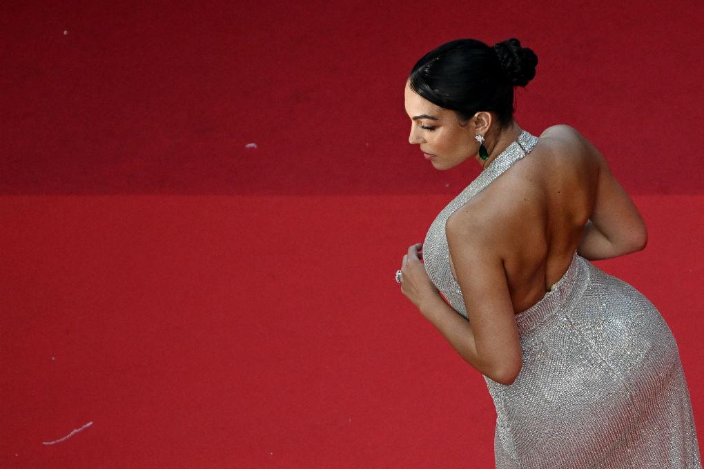 La espectacular Georgina Rodríguez reaparece en el Festival de Cannes tras ser madre y perder un bebé