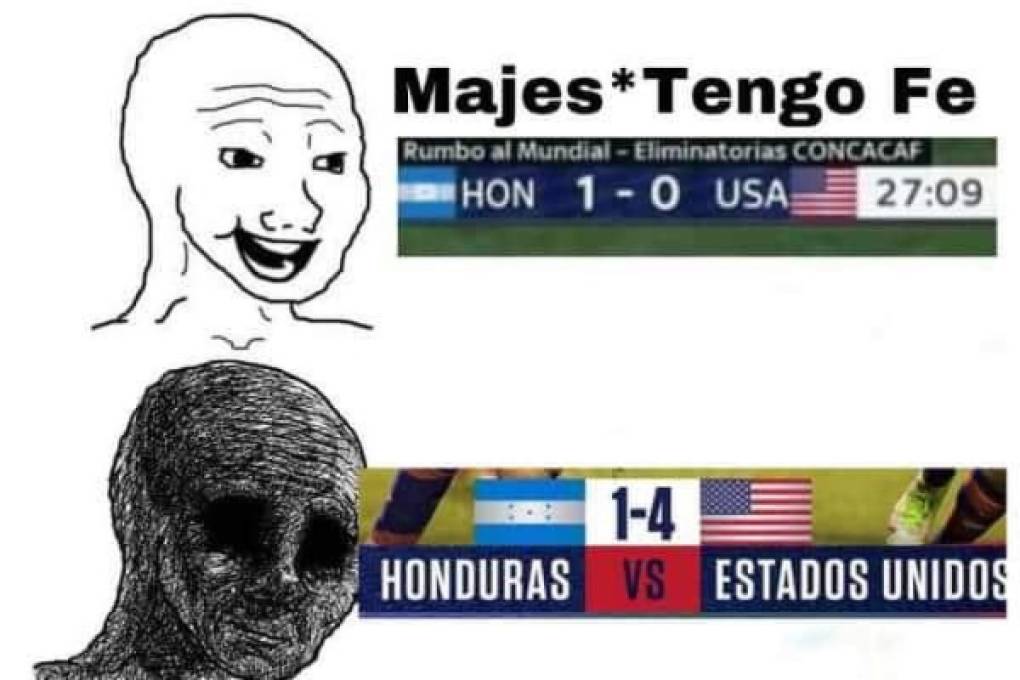 ¡Vuelan las redes! Honduras cae goleado ante Estados Unidos y los memes arrasan contra Fabián Coito