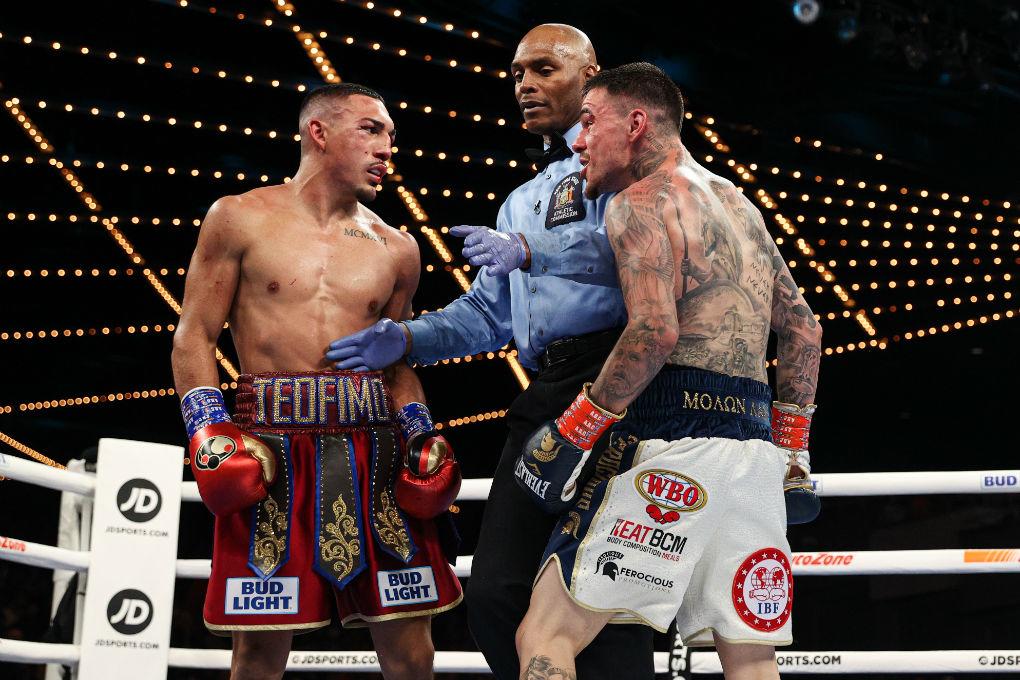 Las impactantes imágenes del rostro de Teófimo López y el derechazo que lo mandó al suelo