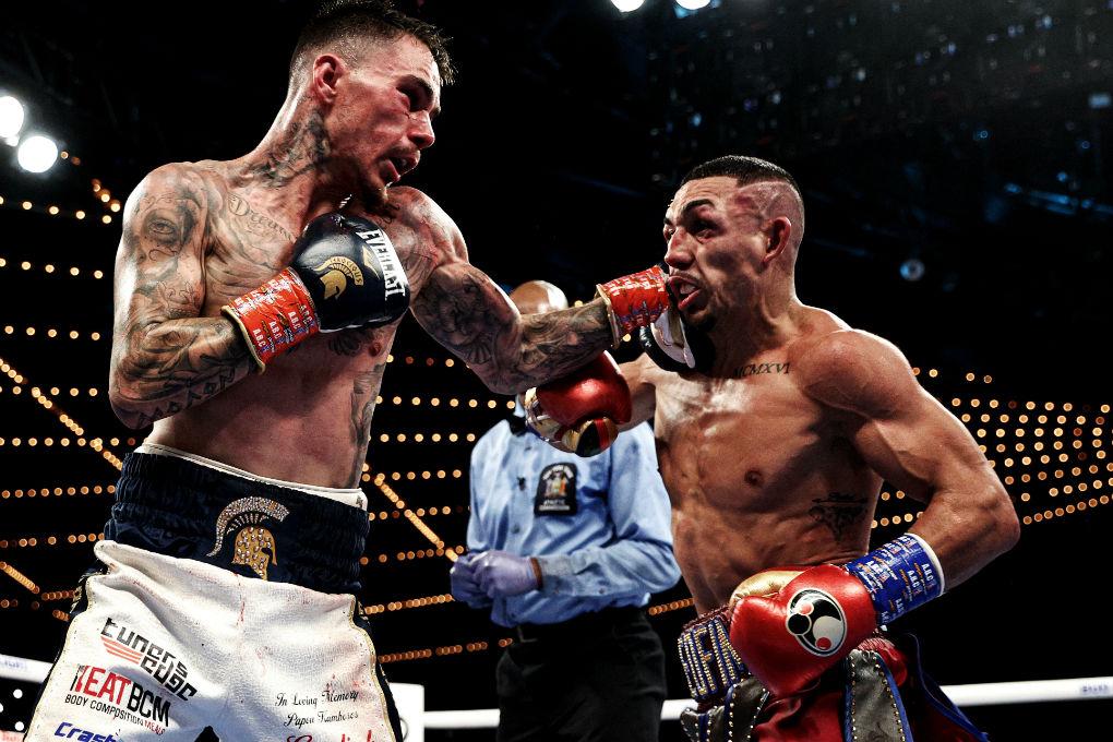 Las impactantes imágenes del rostro de Teófimo López y el derechazo que lo mandó al suelo