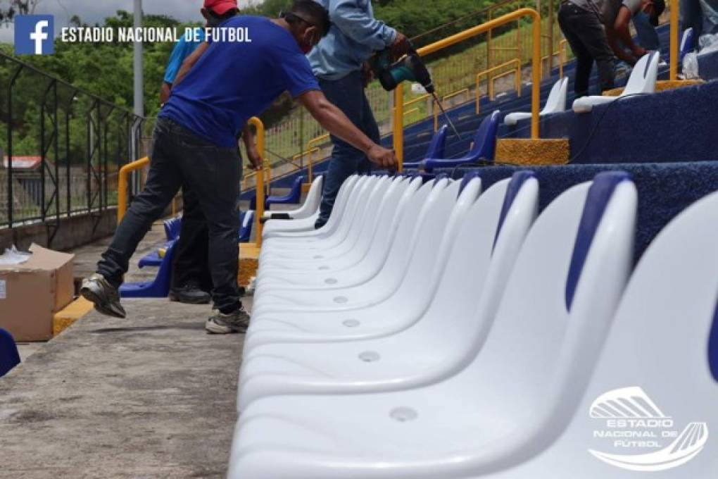 Nicaragua comienza a modernizar su estadio Nacional en Managua y le instala butacas
