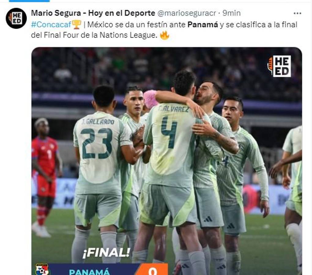 Lo que dice la prensa sobre la goleada de México a Panamá ¿Cómo califican la derrota los medios canaleros?