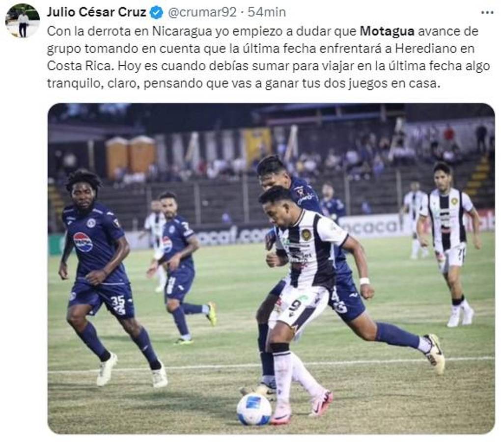 Lo que dice la prensa hondureña sobre la derrota de Motagua ante Diriangén en la Copa Centroamericana de Concacaf