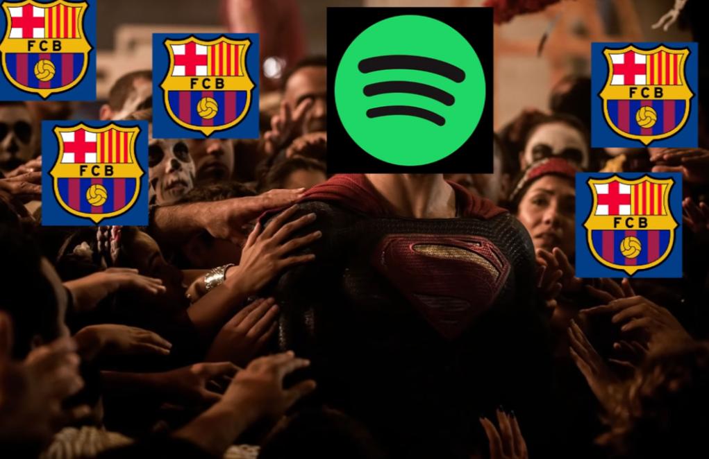 ¡Hacen pedazos a los madridistas! Los jocosos memes del acuerdo entre Barcelona y Spotify ¿Cómo será la camisa?