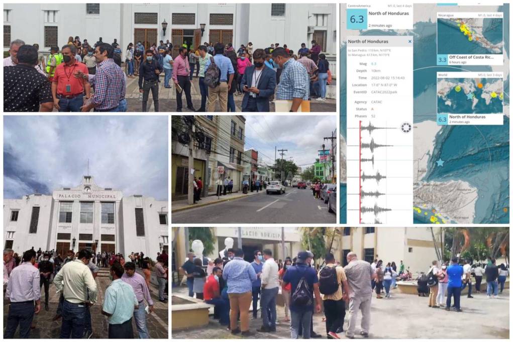 Zozobra en San Pedro Sula: decenas de empleados fueron evacuados tras el temblor de 5,9 en territorio hondureño