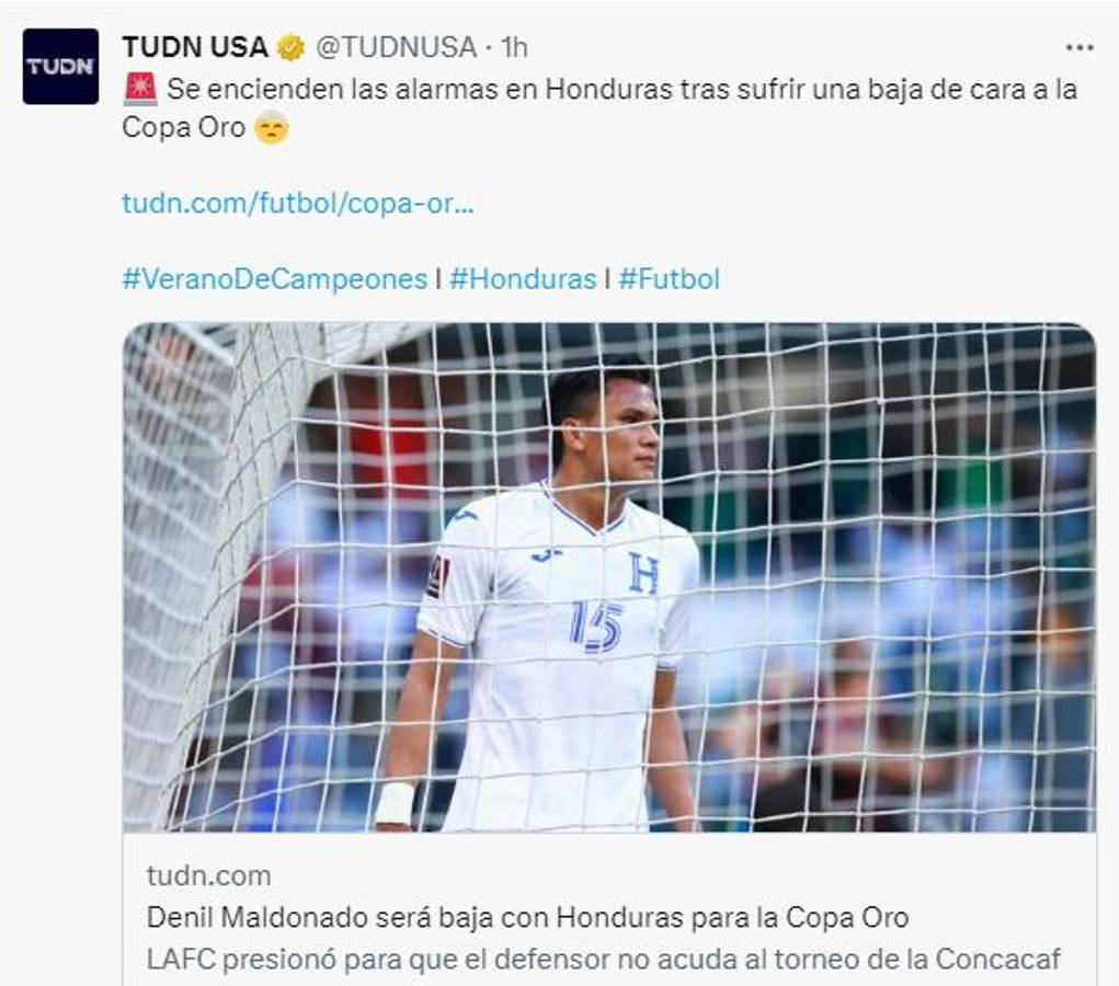 Así reacciona la prensa deportiva ante el caso de Denil Maldonado: “Jugadores que son pecho frío” y “Honduras es un desastre”