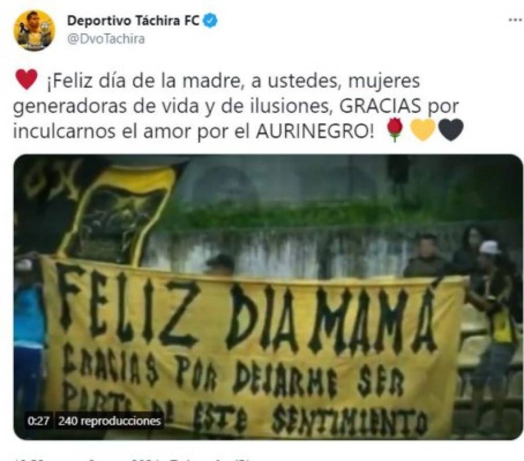 Clubes hondureños y personalidades felicitan a las madres en su día especial