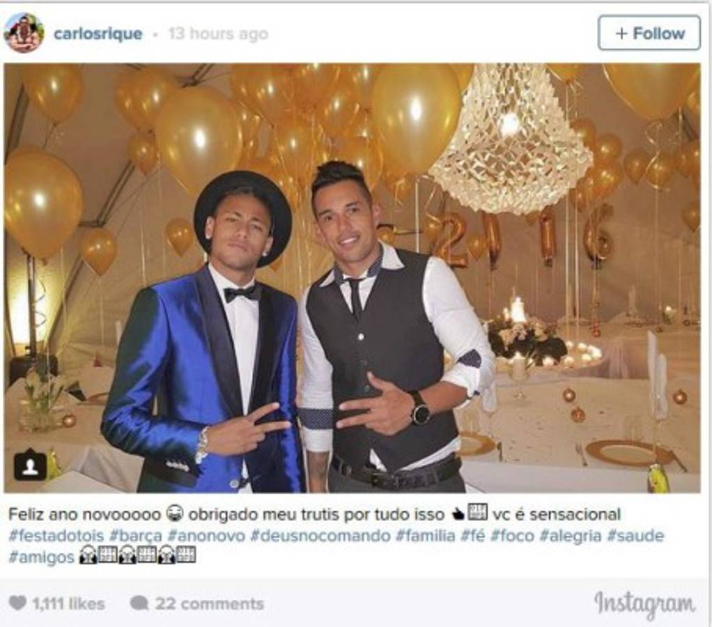 Así recibieron el Año Nuevo los cracks del Barcelona