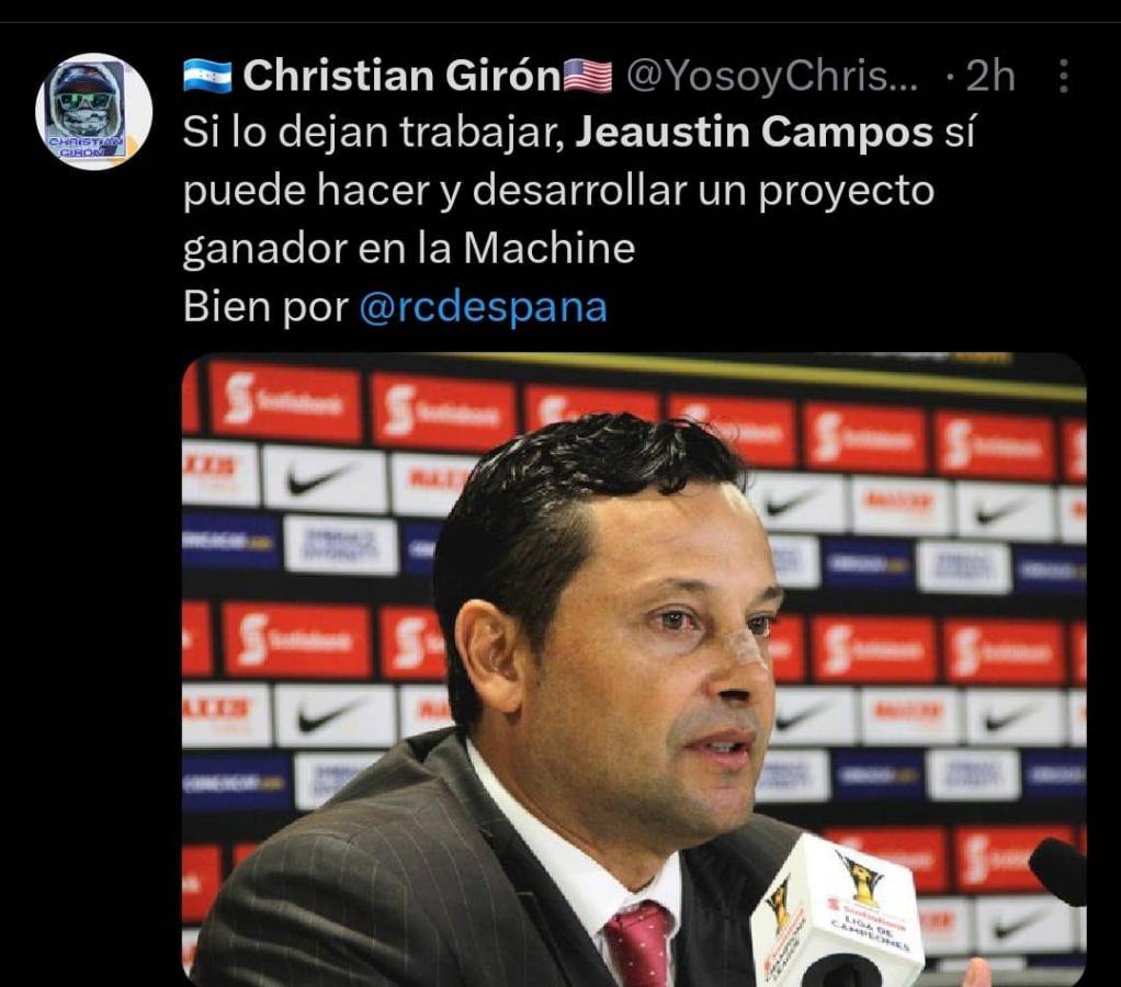 “Un multicampeón”, Prensa tica y hondureña destaca fichaje de Jeaustin Campos por el Real España de la Liga Nacional