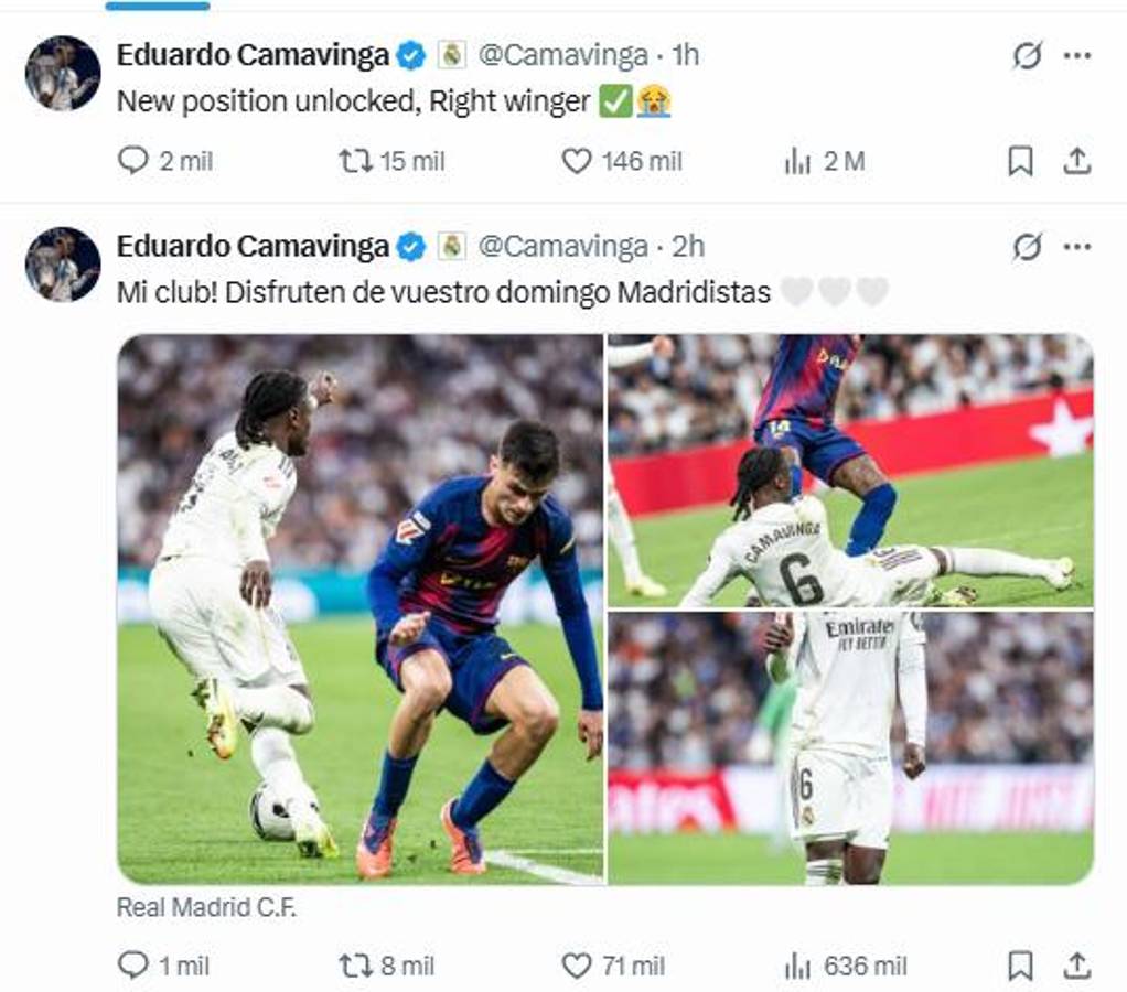 Bellingham tira dardo a Lamine Yamal y la reacción de Endrick: el festejo del Real Madrid tras imponerse al Barcelona