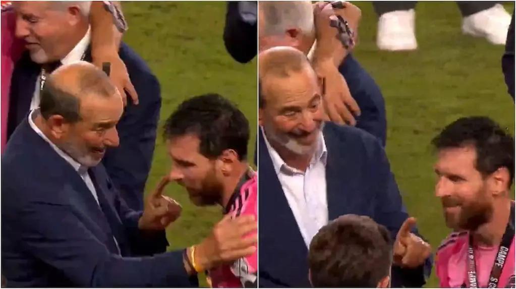 Conmigo no: el fuerte cruce de Messi que puede ser castigado en la MLS tras ganar la Leagues Cup