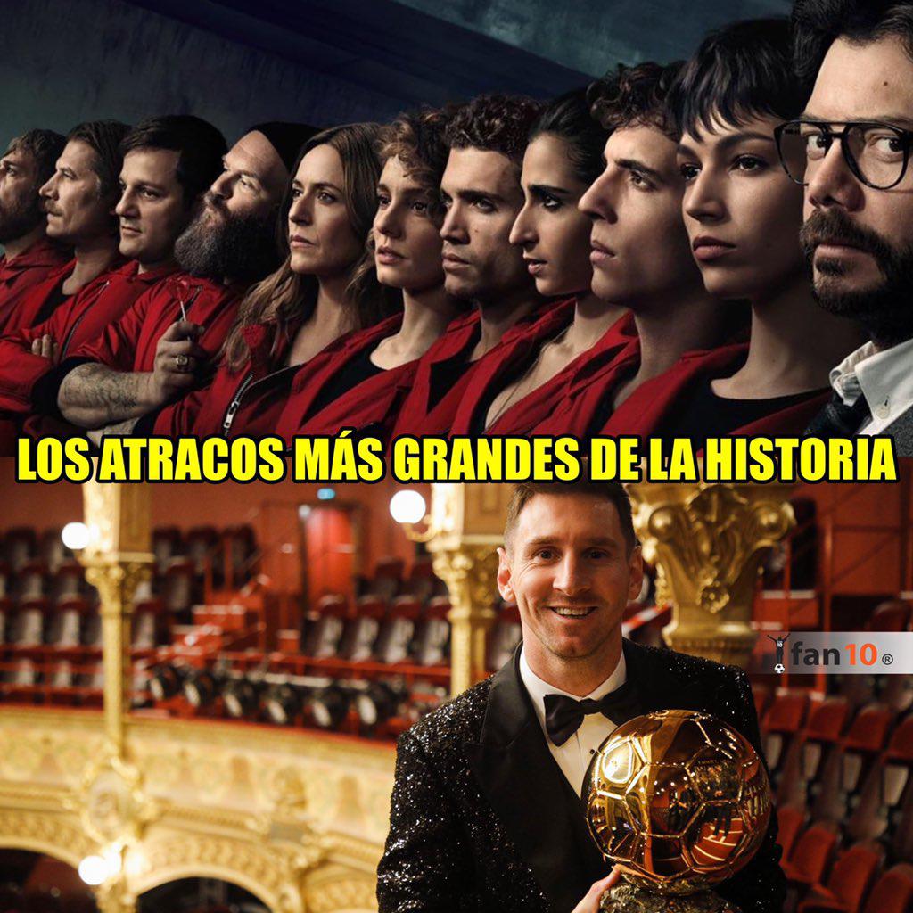 Los otros memes del Balón de Oro 2021 donde no perdonan a Messi ni a Cristiano Ronaldo