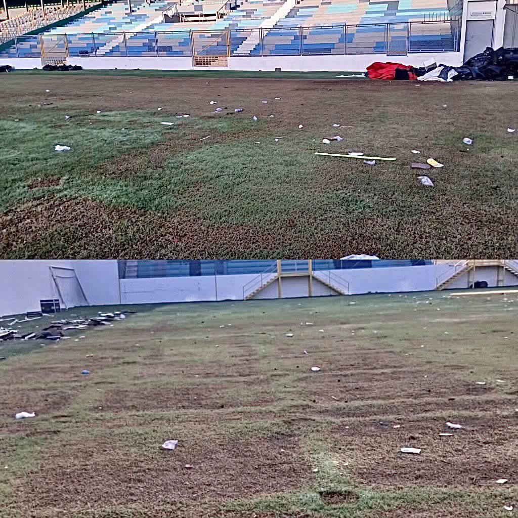 De costar 28.5 millones a esto: así está el estadio Morazán tras ser destruido por concierto