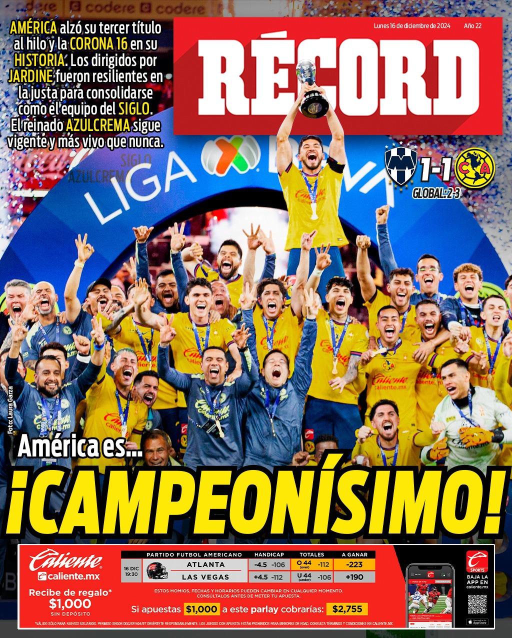 ¿Qué dijo Faitelson? América es tricampeón histórico y así reacciona la prensa: “Ya aburre porque gana siempre”