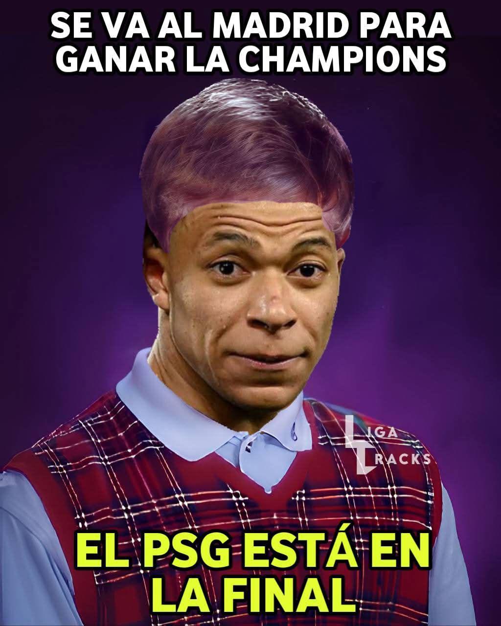 Burlas contra Mbappé: PSG avanzó a la gran final de la Champions y explotaron los memes