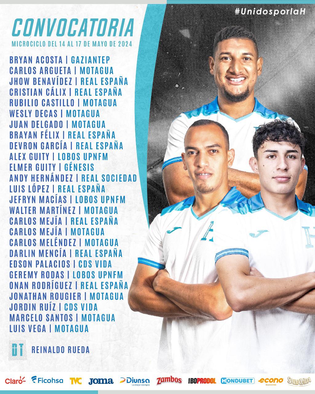 El grupo de la Selección de Honduras en la segunda ronda rumbo al Mundial United 2026.
