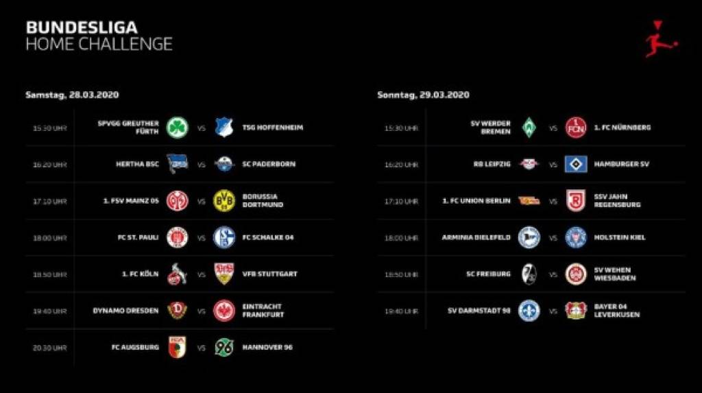 La Bundesliga organiza torneos de eSports para la cuarentena