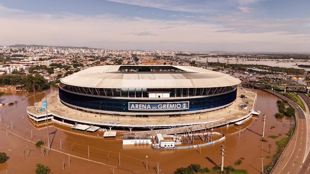 Impactantes imágenes en Brasil: así quedaron los estadios de Gremio e Inter tras inundaciones ¿Cuántos muertos hay?