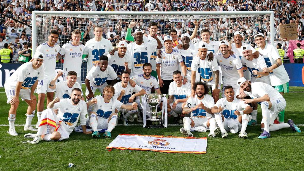 Fotos: Así celebró el Real Madrid su título 35 en la Liga de España; el crack que no llegó al festejo y el gesto de Marcelo