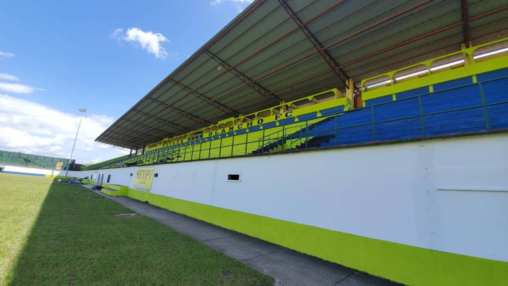 ¡Deslumbrante! Olancho FC transforma el estadio Juan Ramón Brevé de Juticalpa previo a su debut en Liga Nacional
