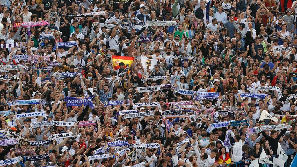 Espectacular fiesta: Real Madrid festejó en Cibeles con la afición su título 35 de la Liga de España