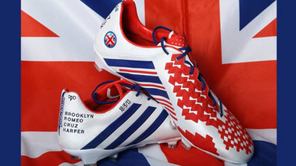 David Beckham usará tacos conmemorativos en el fin de su carrera