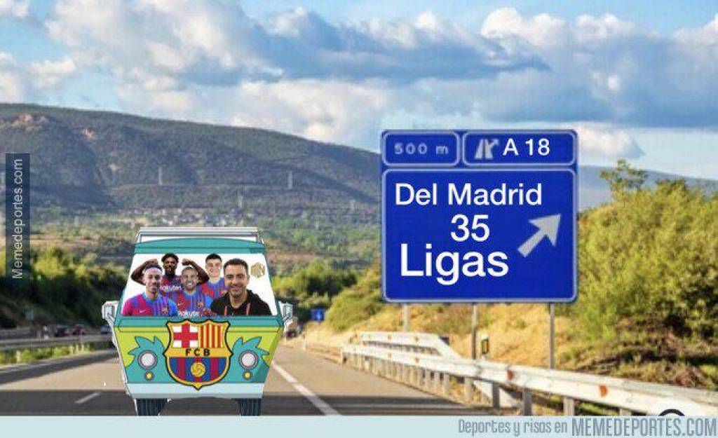 Los otros memes del título de Liga del Real Madrid donde hacen pedazos al Barcelona de Xavi