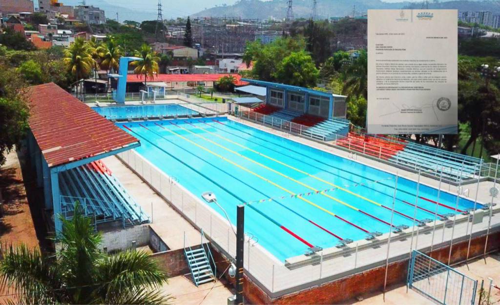 Conapid solicita a equipos de natación que operan en la piscina olímpica desalojar las oficinas administrativas