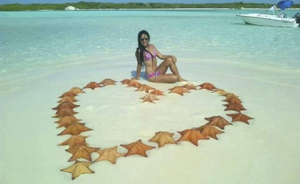 Joven mató 31 estrellas de mar para publicar una foto en Facebook