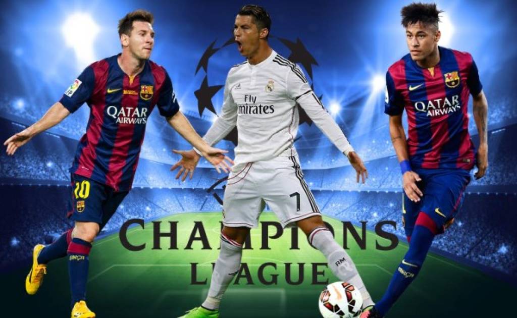 Messi, Cristiano y Neymar son los goleadores de la Champions 2015