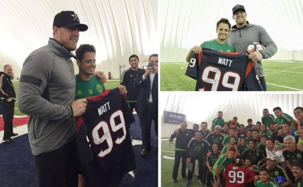 Video La Tremenda Emocion De Chicharito Al Conocer A Estrella De La Nfl