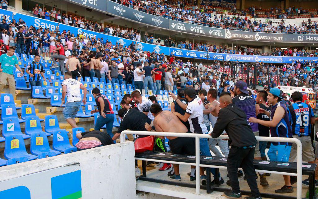 Identificados: los rostros de los agresores que provocaron una brutal pelea en el Querétaro-Atlas de la Liga MX