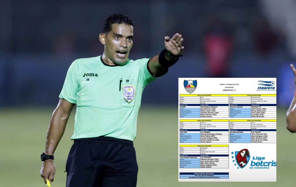 ¿Cuáles son las cuartetas arbitrales? Jefferson Escobar, el designado para impartir justicia en el Olimpia vs Marathón