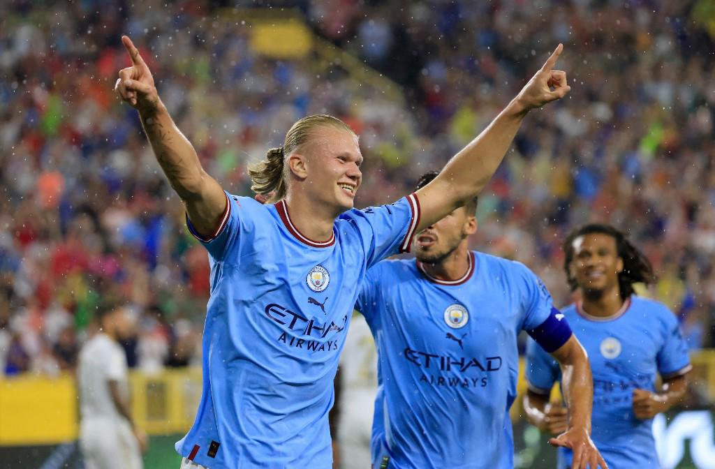 NO SE VIO EN TV: La verdadera melena de Haaland, el consejero y el intruso que entró sin ropa en el Manchester City-Bayern Múnich