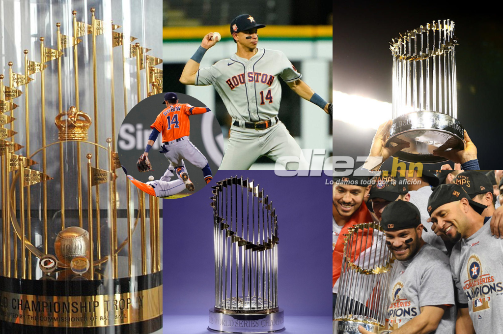 ¿Cuál es el valor del trofeo de la Serie Mundial? ¿Quién la elabora?: Mauricio Dubón sería el primer hondureño en ganarla