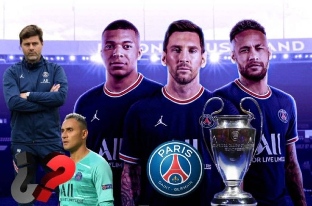 La poderosa alineación del PSG para la Champions: El trio Messi, Neymar y Mbappé ¿Y Keylor?