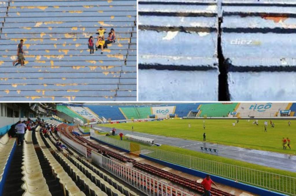 El estadio Nacional de Tegucigalpa en ruinas: Sin dinero para mantenimiento y peor aún para su remodelación