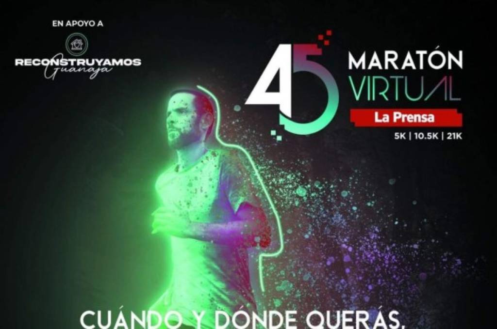 ¿Cuándo comienza? Está de regreso la Maratón virtual de Diario La Prensa en su edición 45