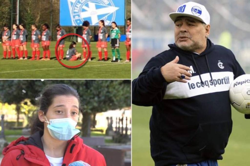 ''Me amenazan con partirme las piernas'': así vive ahora la futbolista que se negó a homenajear a Maradona